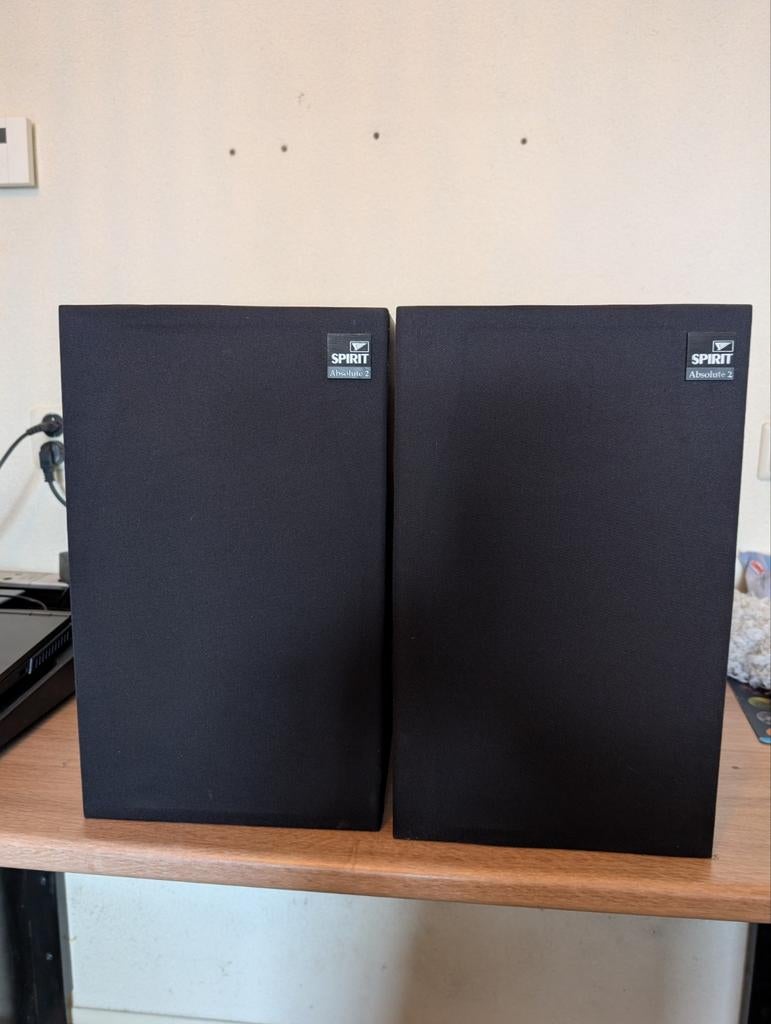 Soundcraft Absolute 2 Studio Speakers met high end kabels, Gebruikt, 60 tot 120 watt, Front, Rear of Stereo speakers, Ophalen