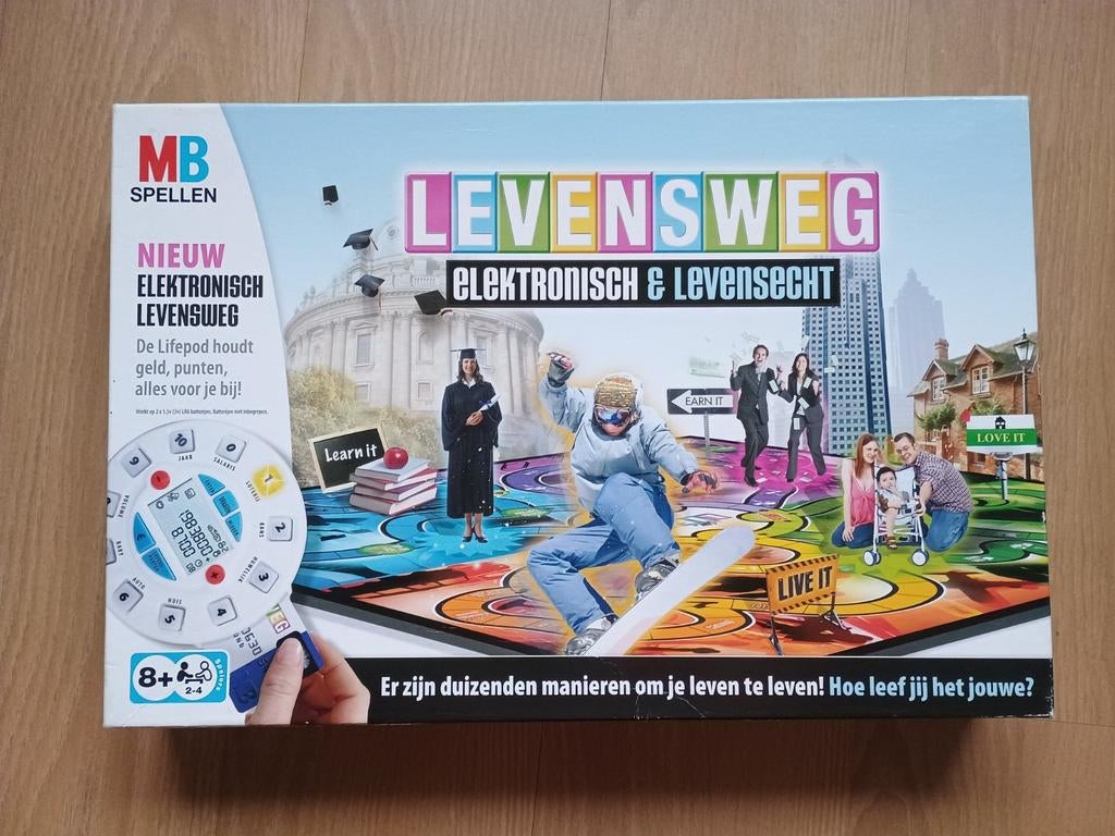 Levensweg, Hobby en Vrije tijd, Een of twee spelers, Ophalen of Verzenden, Gebruikt, MB Spellen