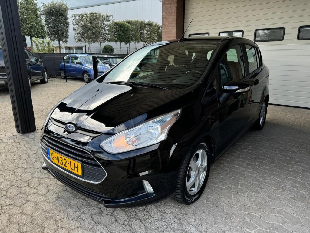 Ford B-MAX 1.0 EcoBoost climate cruise Navi trekh. PDC, Voorwielaandrijving, 101 pk, Gebruikt, Zwart