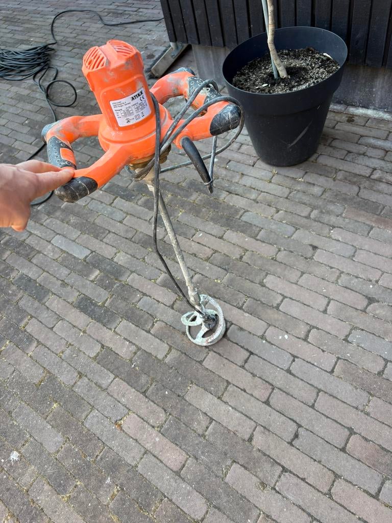 Betonmixer, Ophalen, Gebruikt