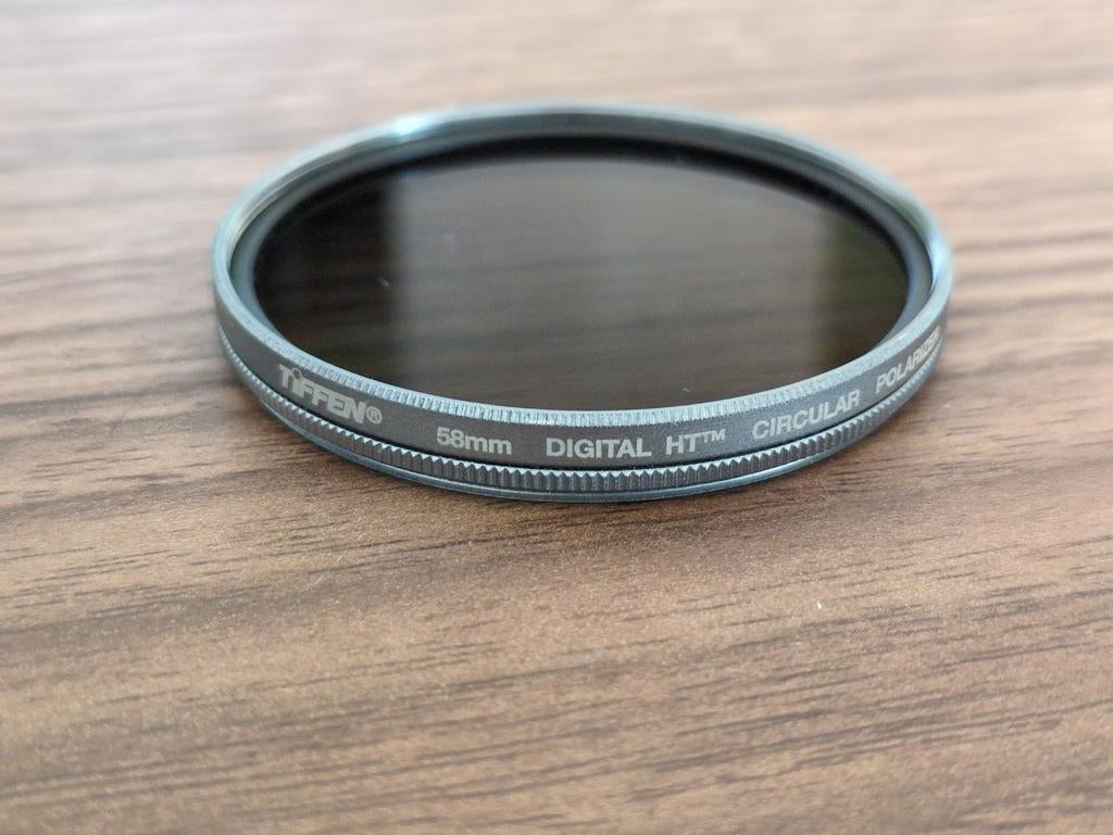 Tiffen 58mm Digital HT Circular Polarisatiefilter, Ophalen of Verzenden, 50 tot 60 mm, Polarisatiefilter