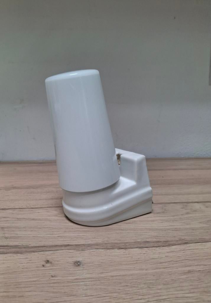 Witte vintage Ifö badkamerlamp. Zweden., Ophalen of Verzenden, Wit