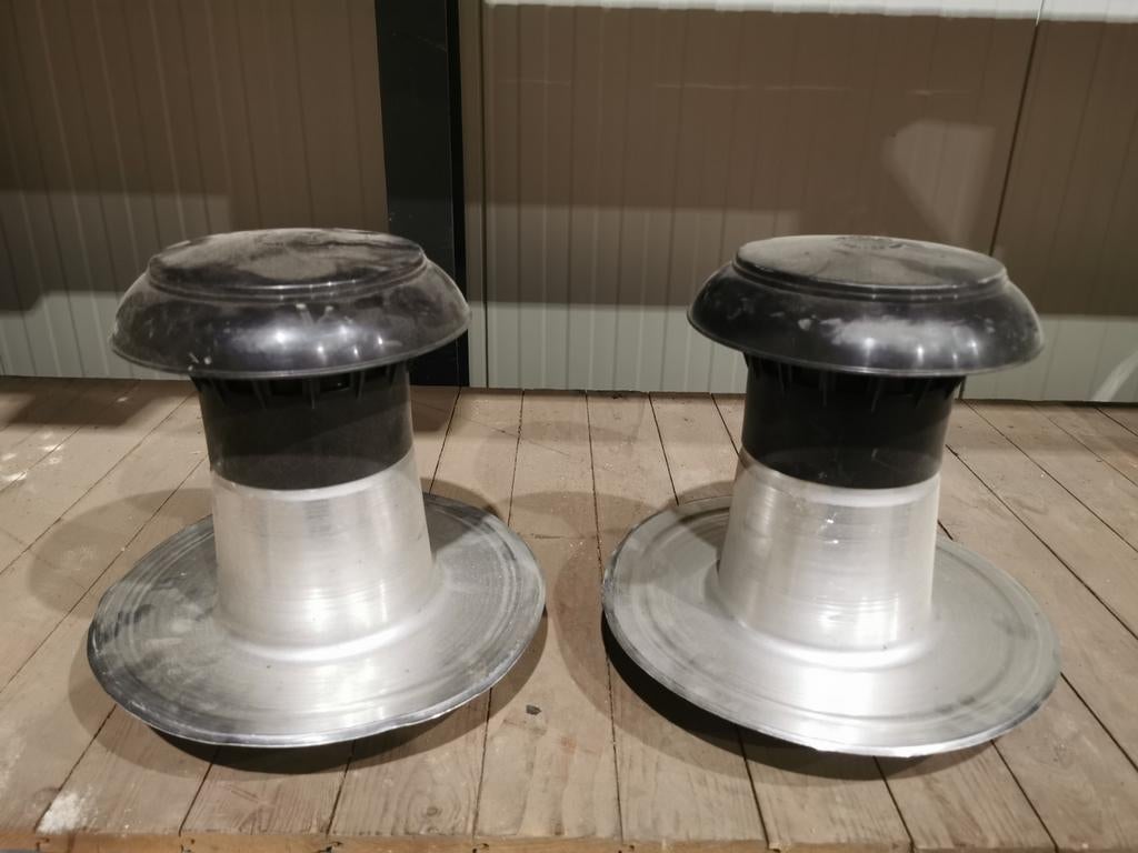 Dakdoorvoer 100/125 voor plat dak, Ophalen, Nieuw, Minder dan 5 m², Grijs