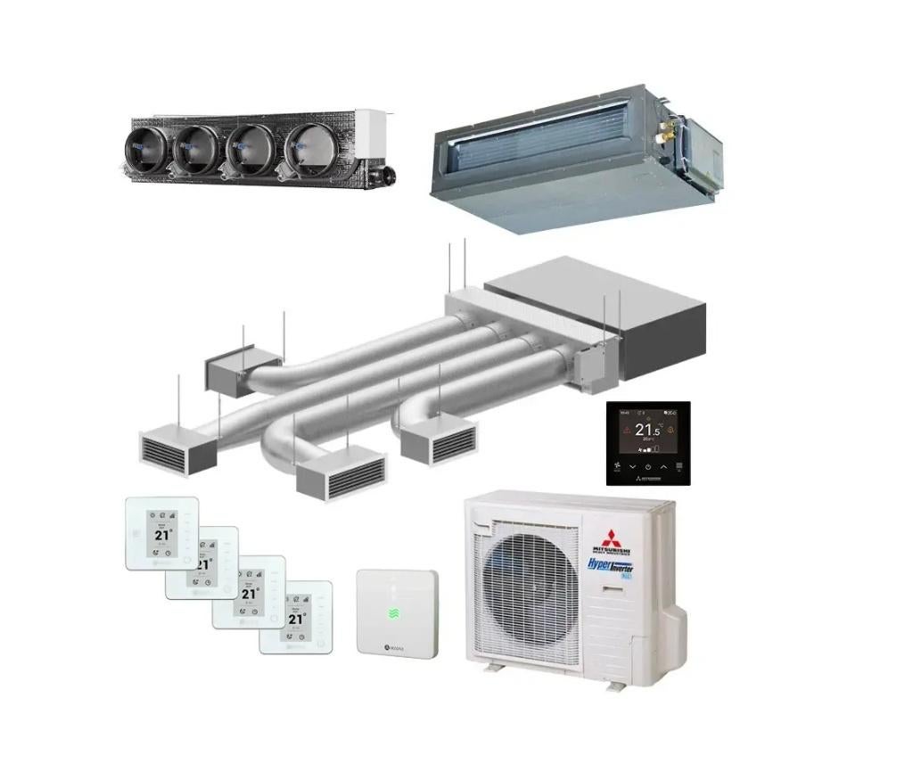 Airco Multizone Airzone Easyzone 25 plus, Ophalen, Koelen en Ontvochtigen, Timer, Nieuw