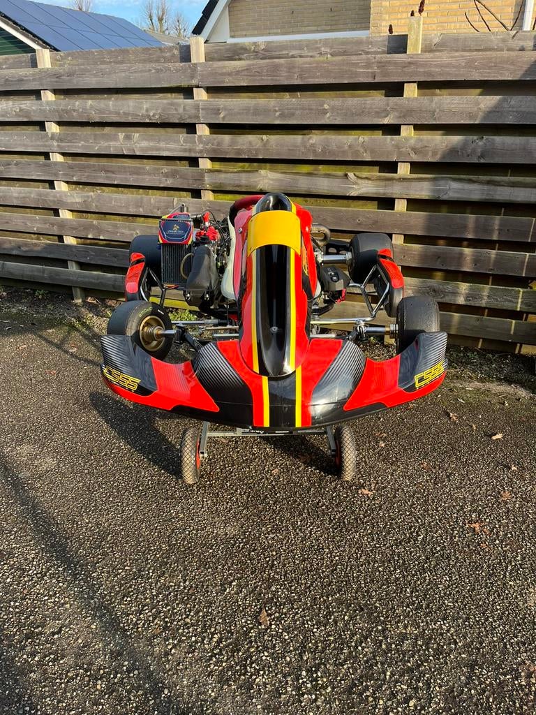 Otk CS55 frame met rotax senior motor., Ophalen, Zo goed als nieuw, Kart
