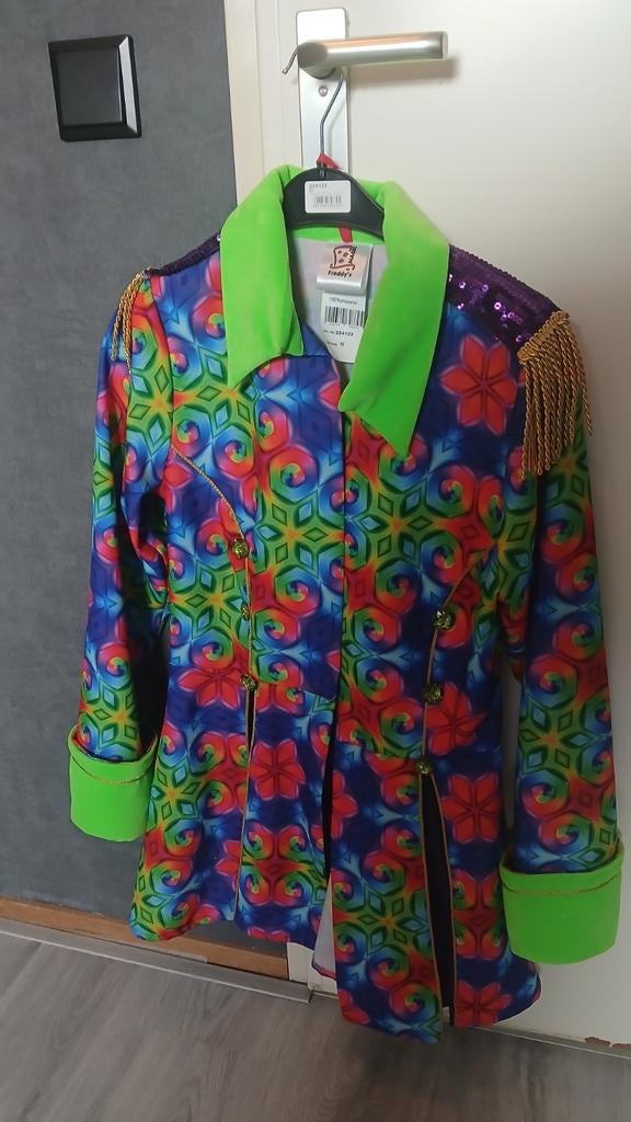 Carnavalsjas Maat M - Magic by Freddy's Kleurrijk, Maat 38/40 (M), Carnaval, Ophalen of Verzenden, Zo goed als nieuw