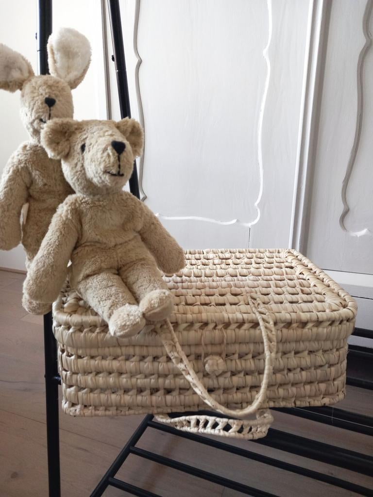 Koffermand van palmblad nieuw!!, Ophalen of Verzenden, Rechthoekig, Riet, Mand