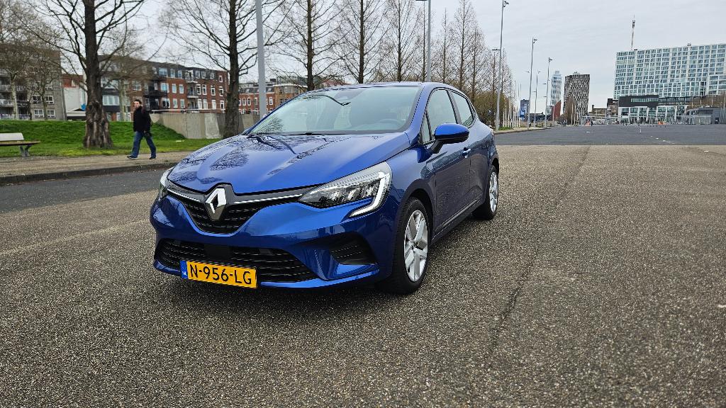 Renault Clio 1.0 TCe Zen met Android Auto & Carplay, Auto's, Voorwielaandrijving, Stof, Euro 6, Blauw