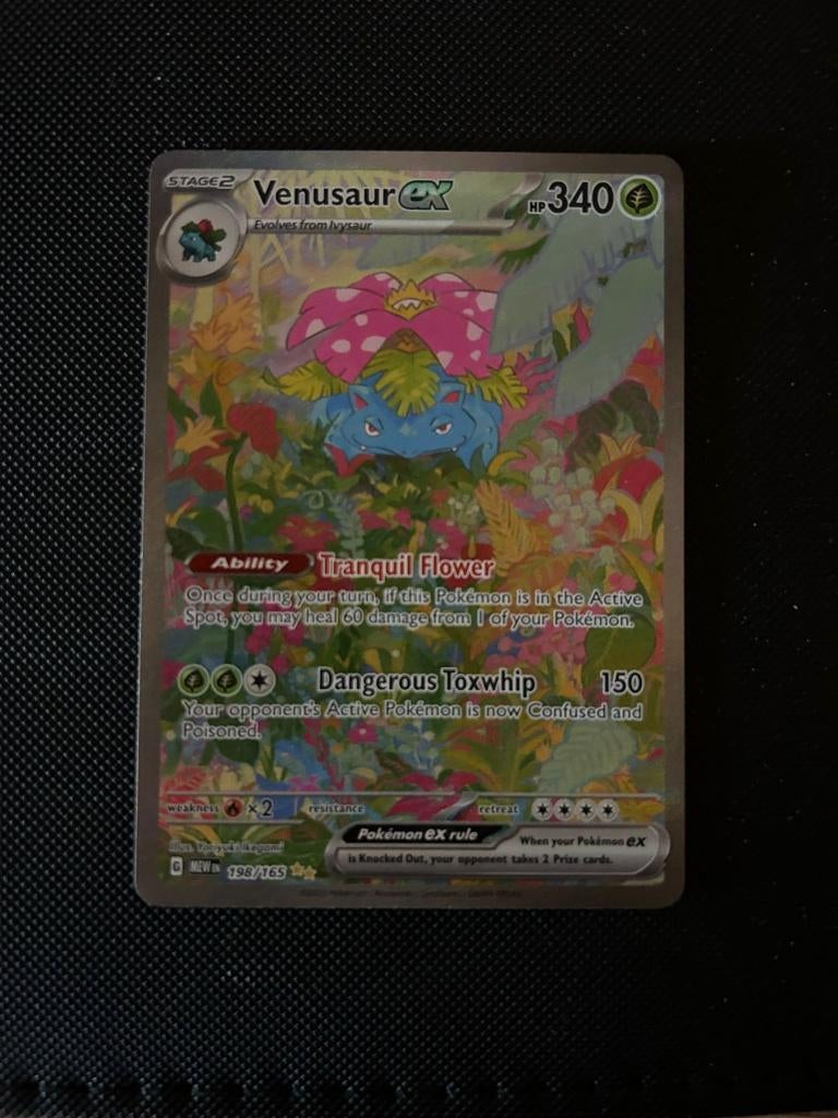 Venusaur ex MEW 198, Ophalen of Verzenden, Nieuw, Losse kaart, Foil
