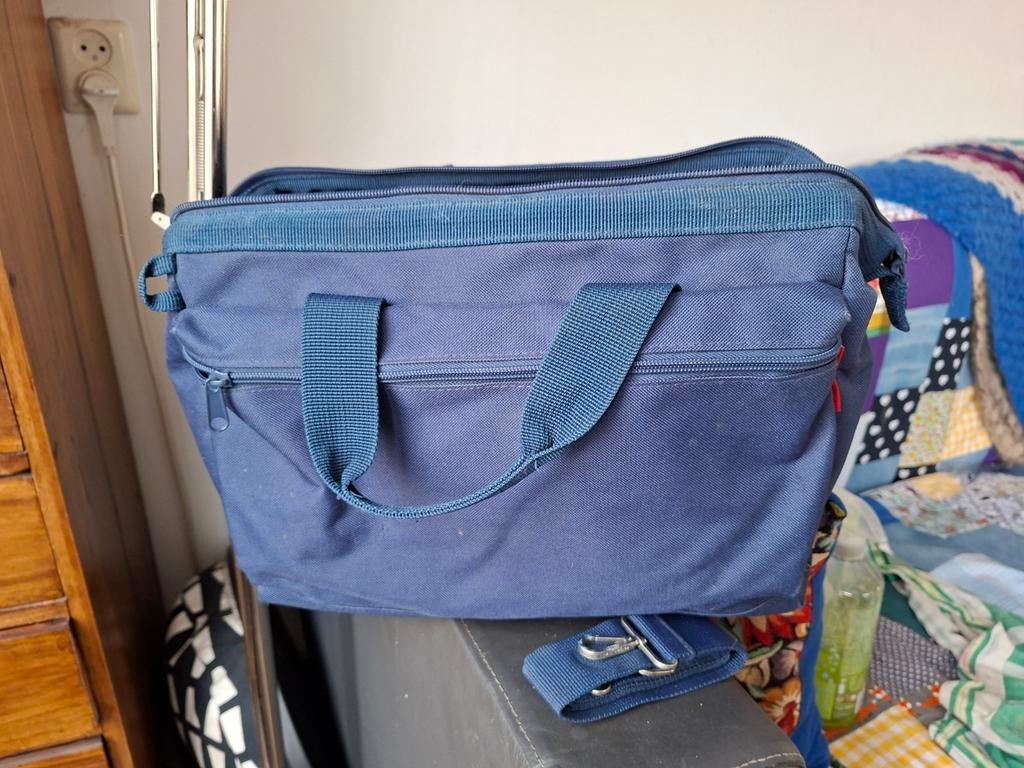 Reisenthel Tas Maat S Blauw met 4 Zakken en Voorvak, Ophalen of Verzenden, Gebruikt, Blauw, Overige merken