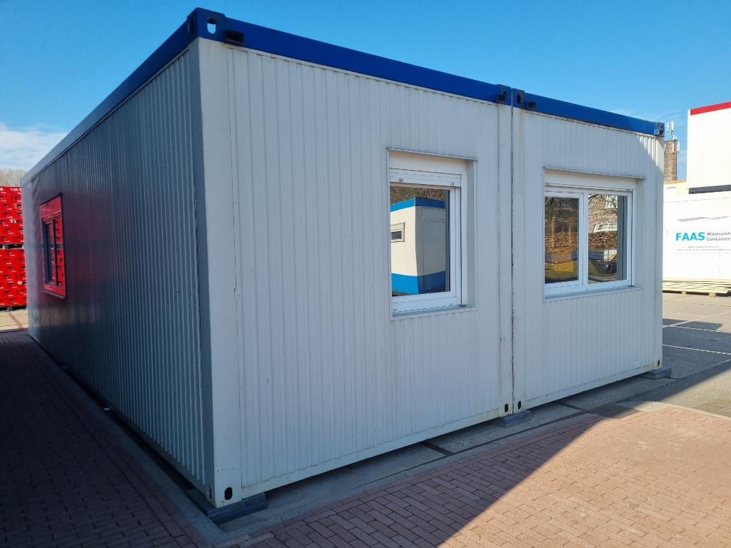 Directiekeet 10x6 Toilet Keuken 2 Ruimtes 5 Ramen Extra Hoog, Zakelijke goederen, Machines en Bouw | Keten en Containers, Ophalen