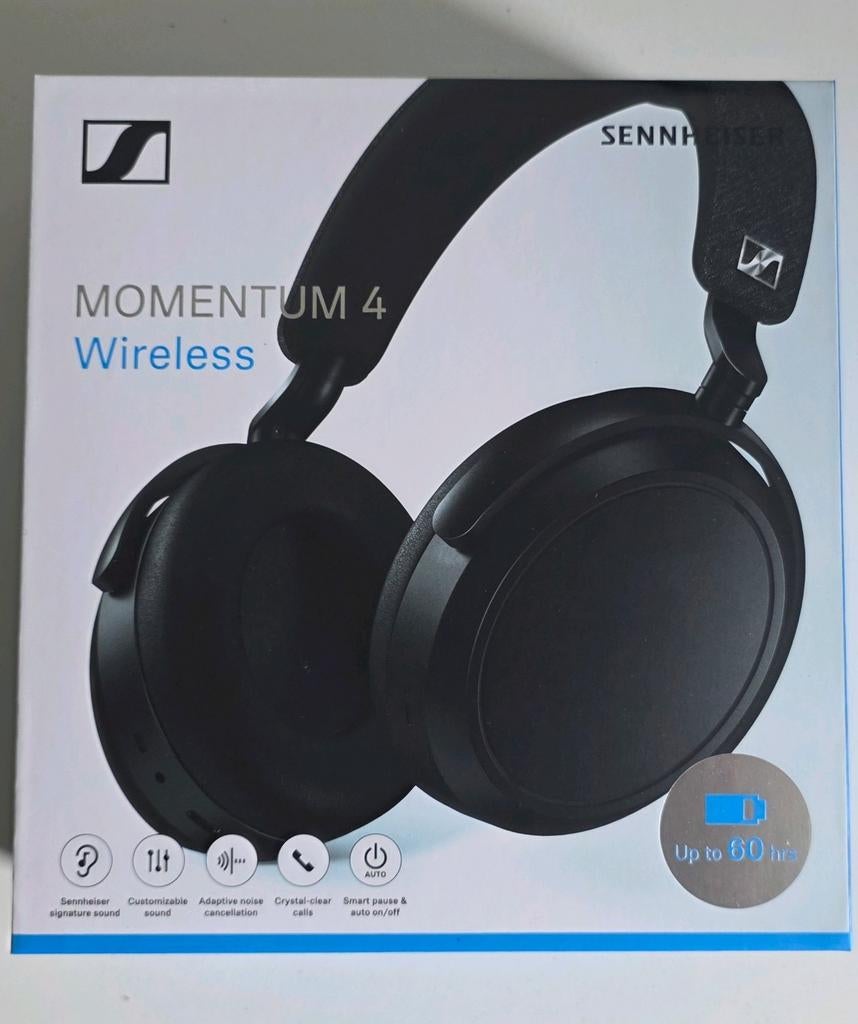 Sennheiser Momentum 4 Wireless NIEUW, Sennheiser, Nieuw, Ophalen of Verzenden, Over oor (circumaural)