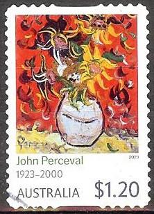 154 Australië 2023 Still Life Paintings s/a, Verzenden, Gestempeld