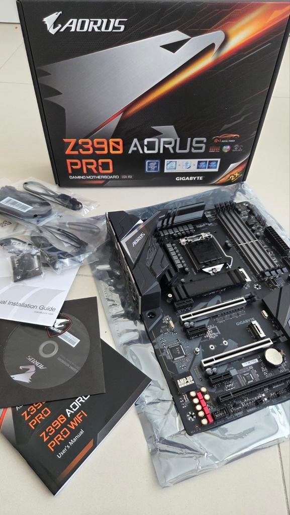 GIGABYTE Z390 AORUS PRO Gaming Moederbord (LGA1151), LGA1151, DDR4, Ophalen of Verzenden, Zo goed als nieuw