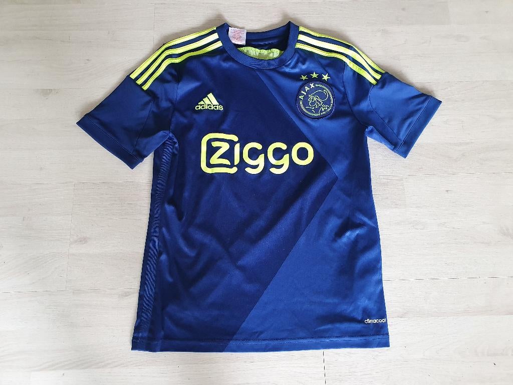 Ajax UIT Shirt! Seizoen 14/15! Mt 176/S!, Blauw, Ophalen of Verzenden, Zo goed als nieuw, Voetbal