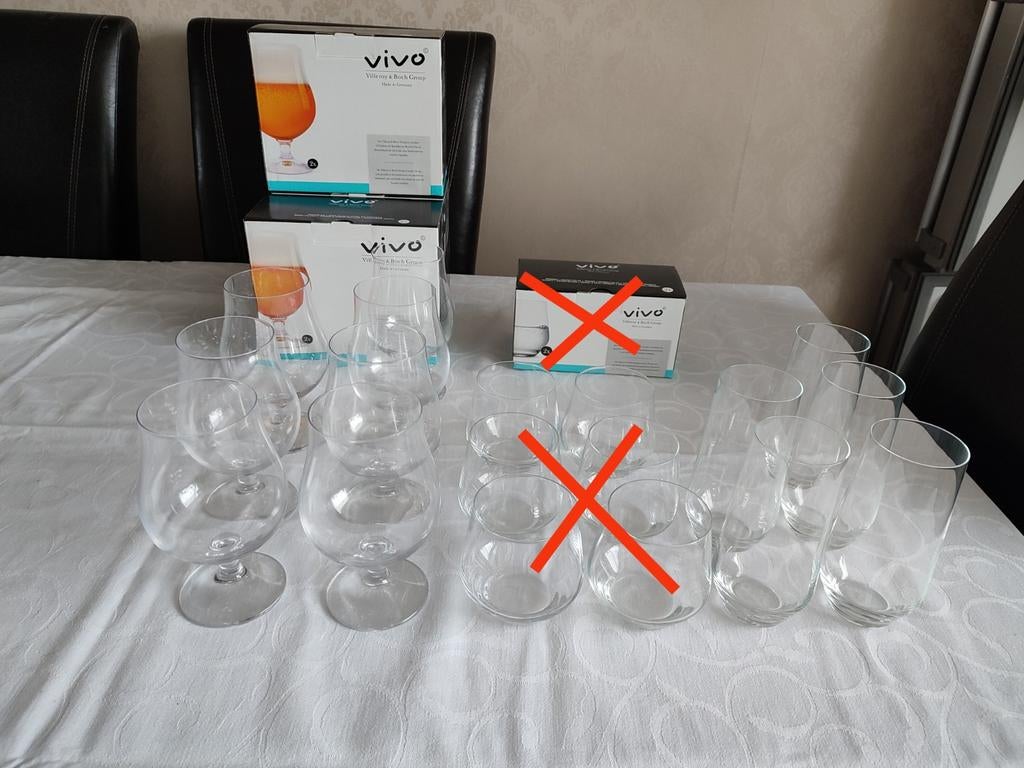 Vivo Villeroy en Boch AH kristal glazen, Nieuw, Ophalen of Verzenden, Schaal of Schalen, Overige stijlen