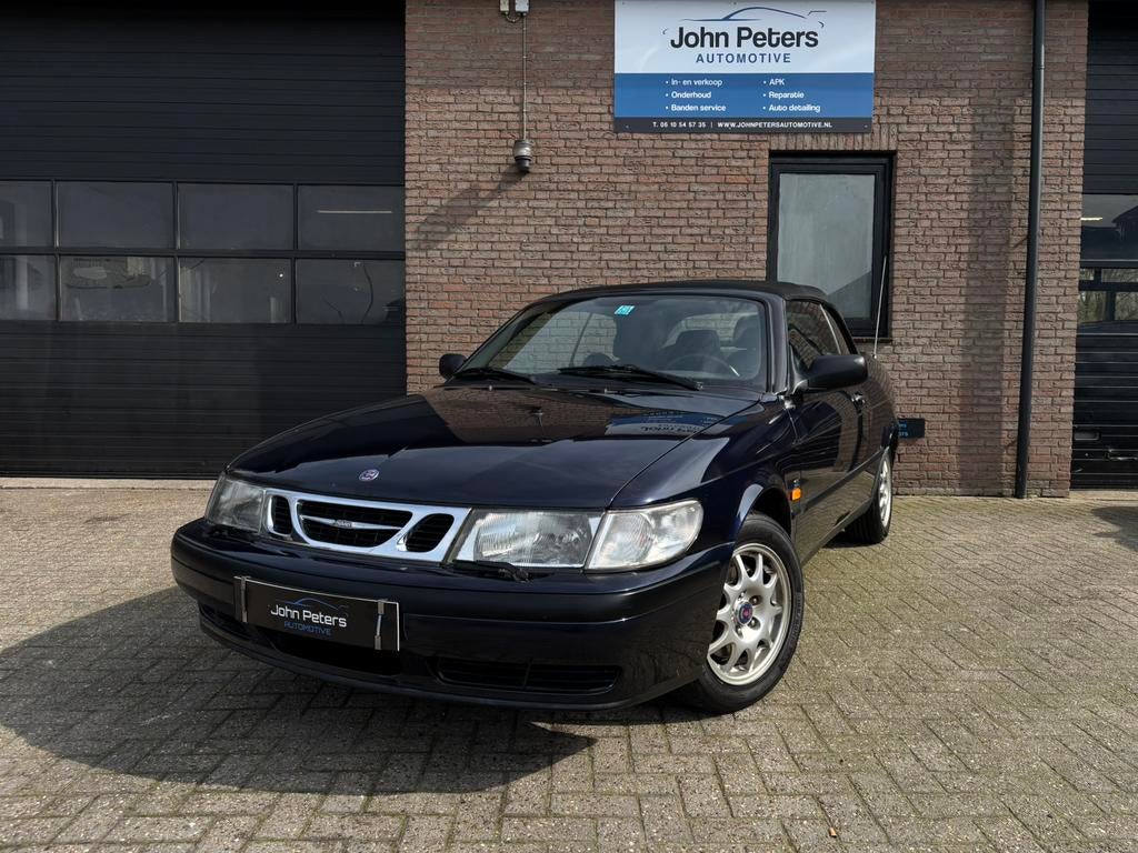 Saab 9-3 2.0 I Cabrio AUT 1999 Top staat !, 730 kg, 4 cilinders, Cabriolet, Grijs