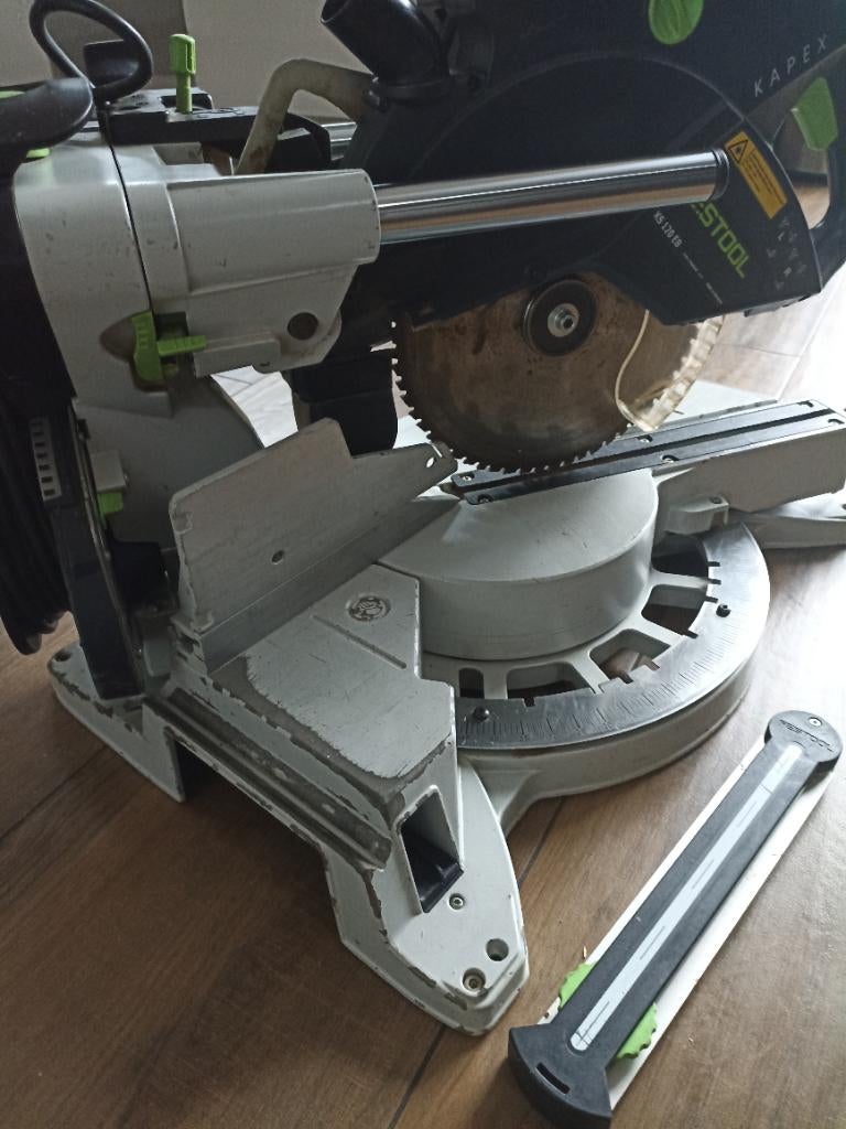 Festool ks,120 eb kapex afkortzaag, Ophalen, Gebruikt, 70 mm of meer, Afkortzaag