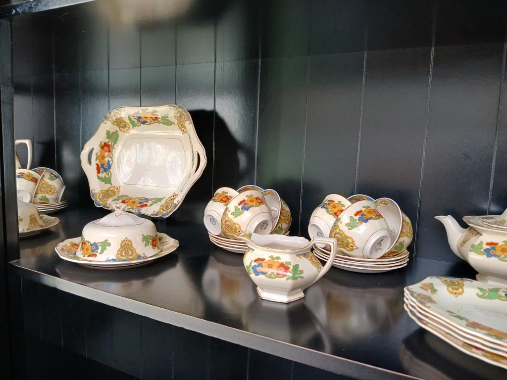 Vintage theeservies John Maddock & Sons, Ophalen