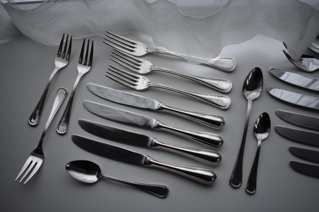 Williams Roberts Windsor Rondfilet aanv messen lepels vorken, Ophalen of Verzenden, Gebruikt