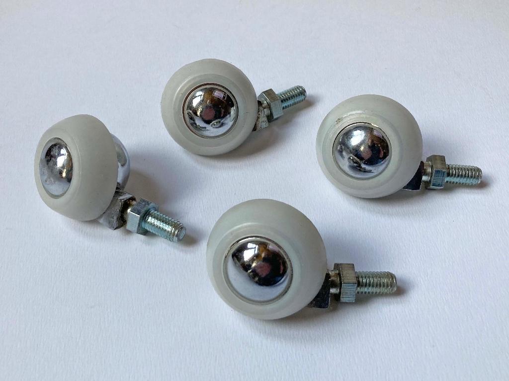 4x zwenkwielen met Diameter wiel 4 cm, Ophalen of Verzenden