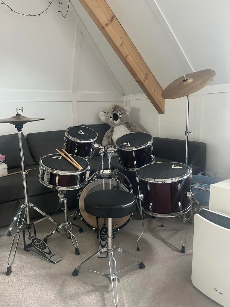 Pearl Roadshow drumstel wine red, Ophalen, Zo goed als nieuw, Pearl