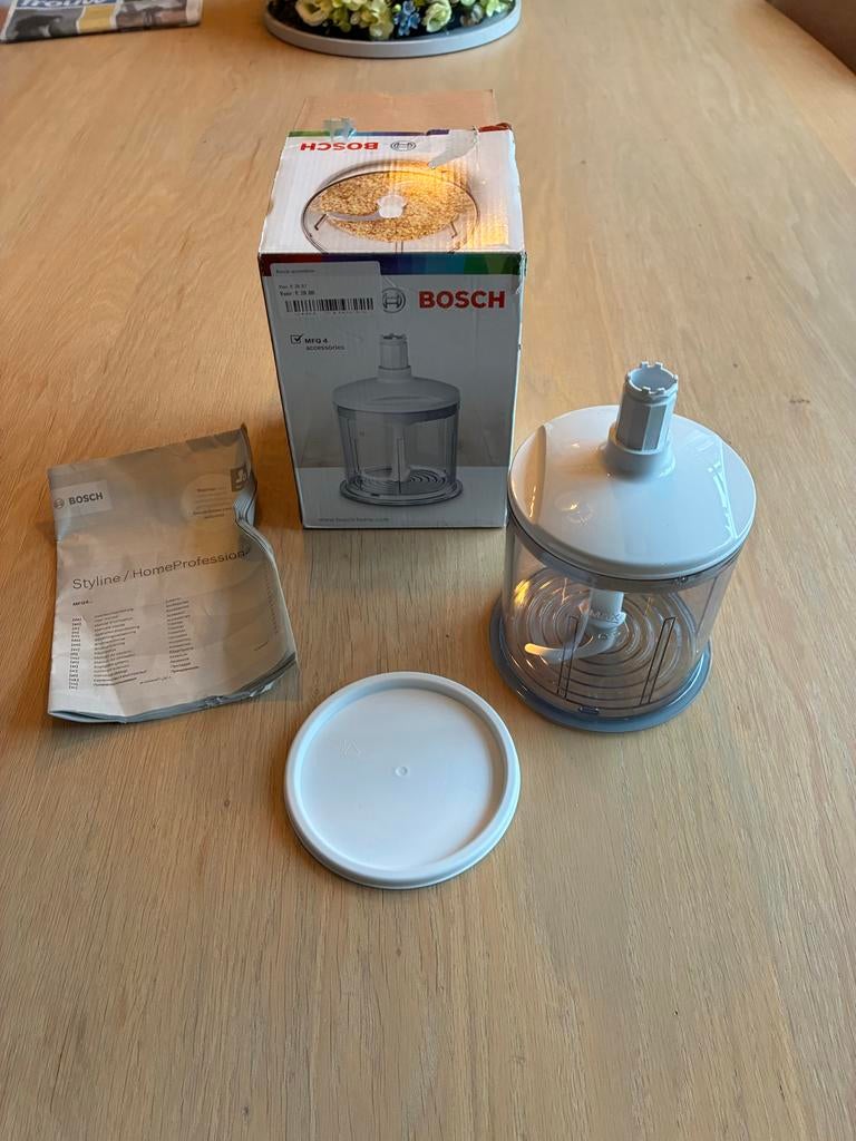 Nieuwe Bosch Keukenmachine accessoire MFZ4050 - Allessnijder, Ophalen of Verzenden, Zo goed als nieuw