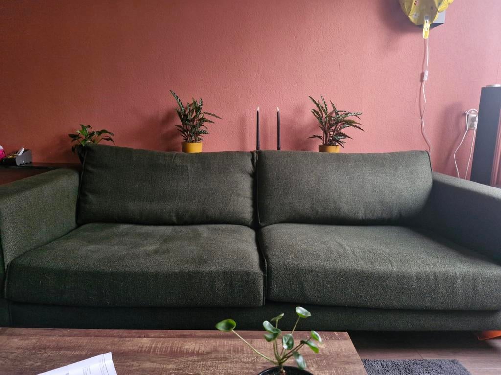 Linoza Pronto 3-zit Bank van 2.5 jaar oud, Huis en Inrichting, Banken | Bankstellen, Gebruikt, Minder dan 75 cm, Driepersoons