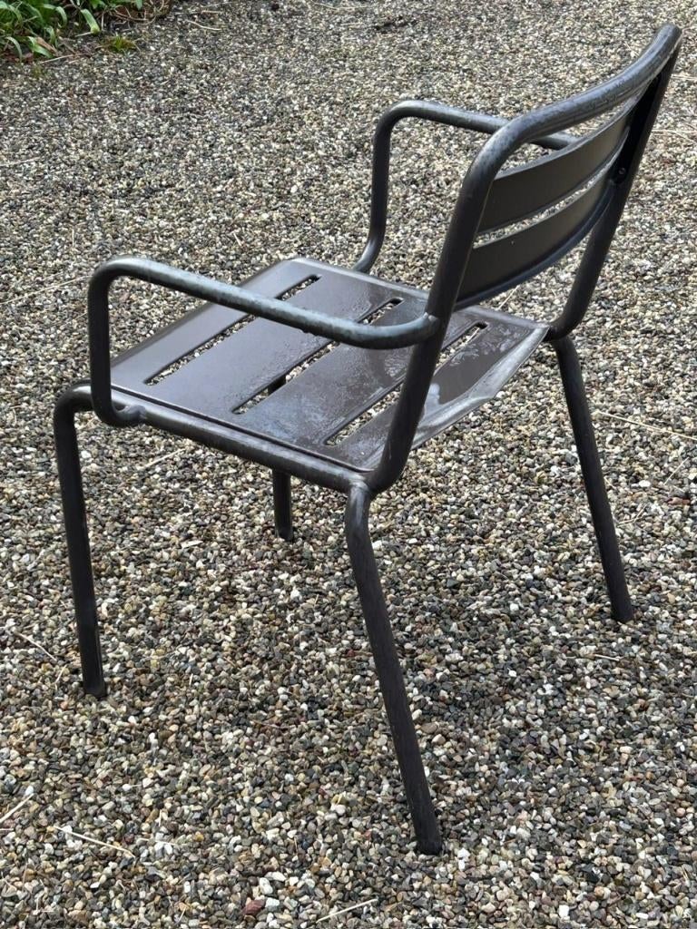 tuinstoel, Ophalen, Gebruikt, Metaal, Stapelbaar