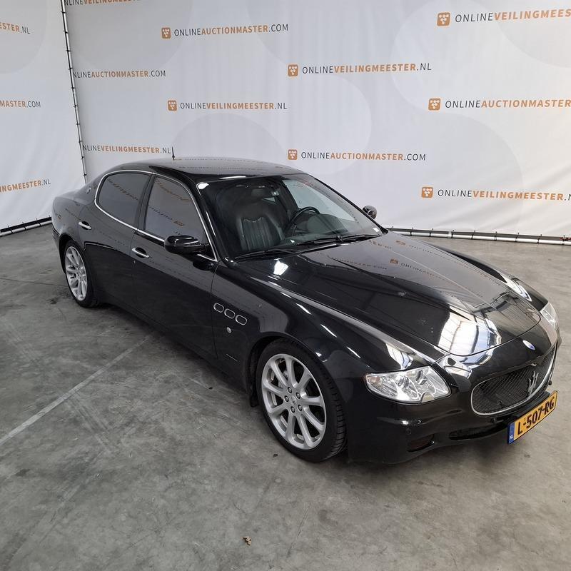 Personenauto, Maserati, Quattroporte, 4.2, 2006, Automaat, 8 cilinders, Zwart, Bedrijf