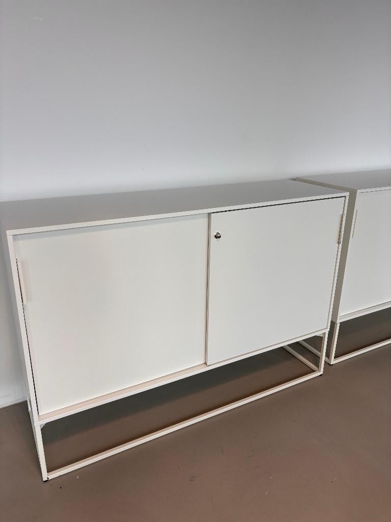 Vepa Qube Dressoir Wit Metaal Melamine, Ophalen, Overige materialen, 150 tot 200 cm, Zo goed als nieuw