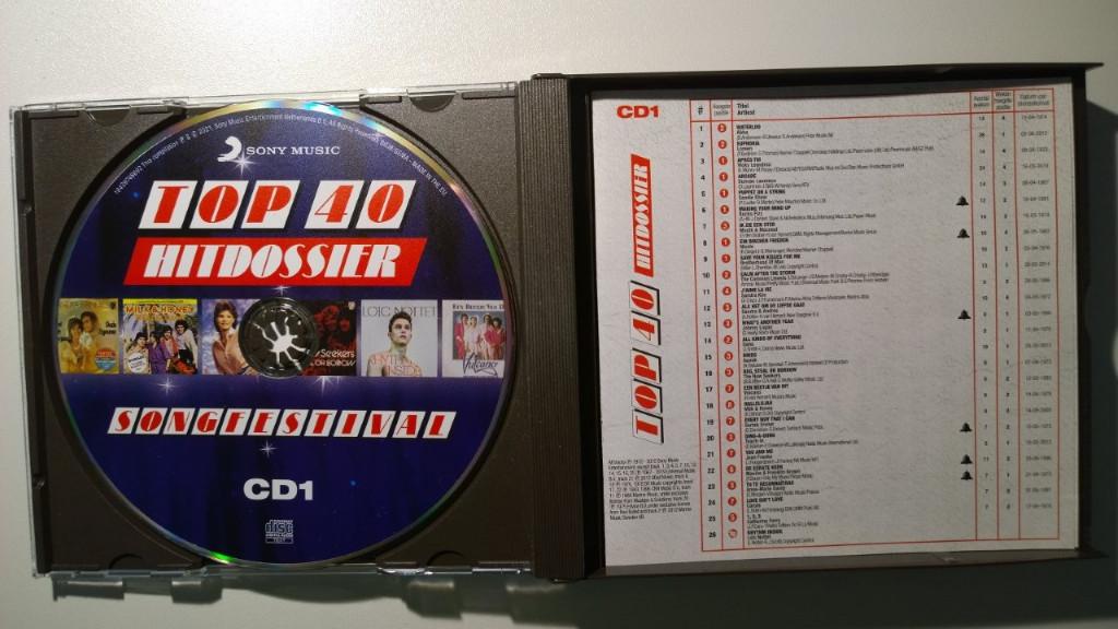Top 40 Hitdossier Songfestival (3 CD), Ophalen of Verzenden, Zo goed als nieuw, Pop