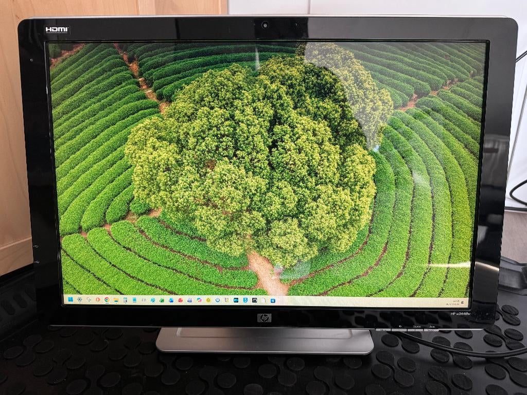 HP 2448hc monitor 1920x1200 (defecte LCD kolom), Gebruikt, 3 tot 5 ms, Full HD, HP