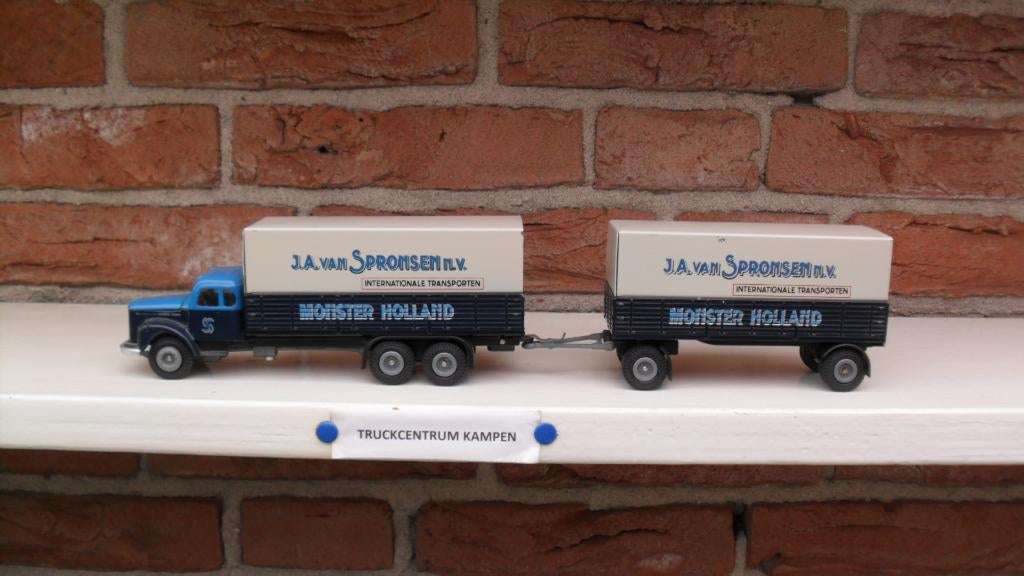 Tekno  Scania  Torpedo  van  J. A. van  Spronsen., Ophalen of Verzenden, Zo goed als nieuw, Bus of Vrachtwagen, Tekno