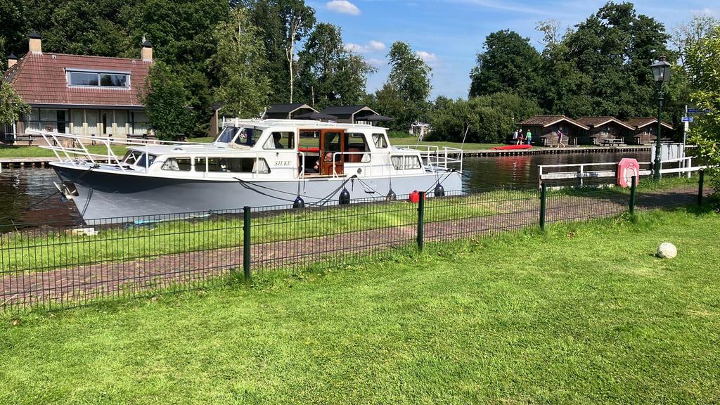 Klassieke Akerboom Kruiser Motorjacht boot 11 meter, 1965, Ophalen, Gebruikt, Staal, Diesel