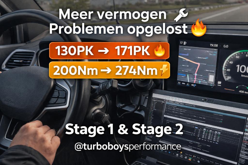 chiptuning stage 1 & 2  meer pk / dpf egr adblue oplossing, Ophalen