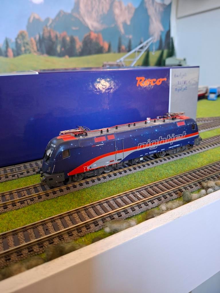 Nightjet Taurus Roco 73241 dig+sound, Ophalen of Verzenden, Gelijkstroom, Locomotief, Roco