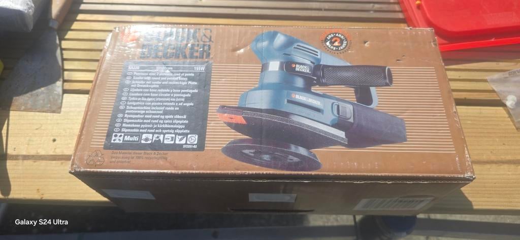 Black & Decker KA220 schuurmachine 155W en ka290 schuurmachi, Ophalen of Verzenden, Nieuw, Vlakschuurmachine