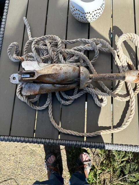 Paraplu anker 6 kg, Watersport en Boten, Ophalen, Gebruikt, Overige typen