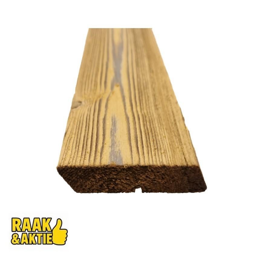 Planken- latten 18x60 / geborsteld / thermowood - nr: tp219