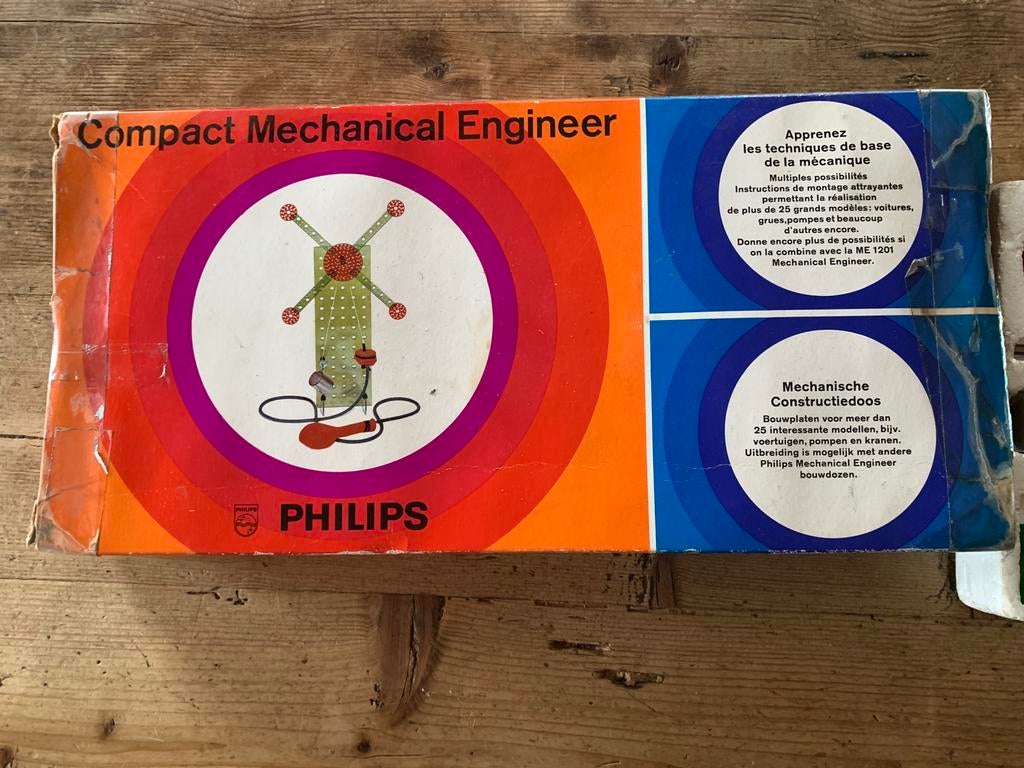 Philips ME1250 Compact Mechanical Engineer constructiedoos, Ophalen, Gebruikt