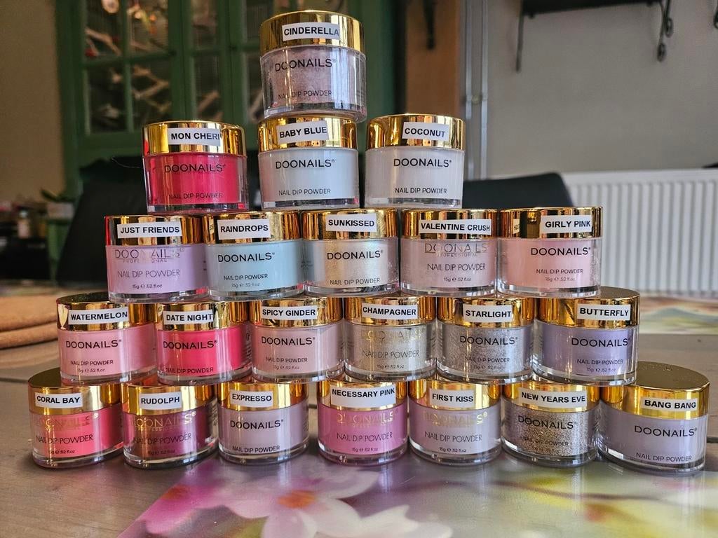 doonails dippingpowder, Ophalen of Verzenden, Zo goed als nieuw, Overige kleuren, Handen en Nagels