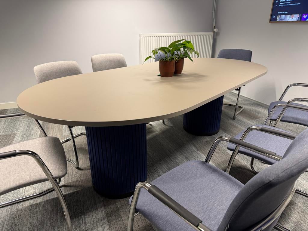 Design Vergadertafelblad 2.40m x 1m, Huis en Inrichting, Tafels | Eettafels, Ophalen, Overige materialen, 100 tot 150 cm, 200 cm of meer