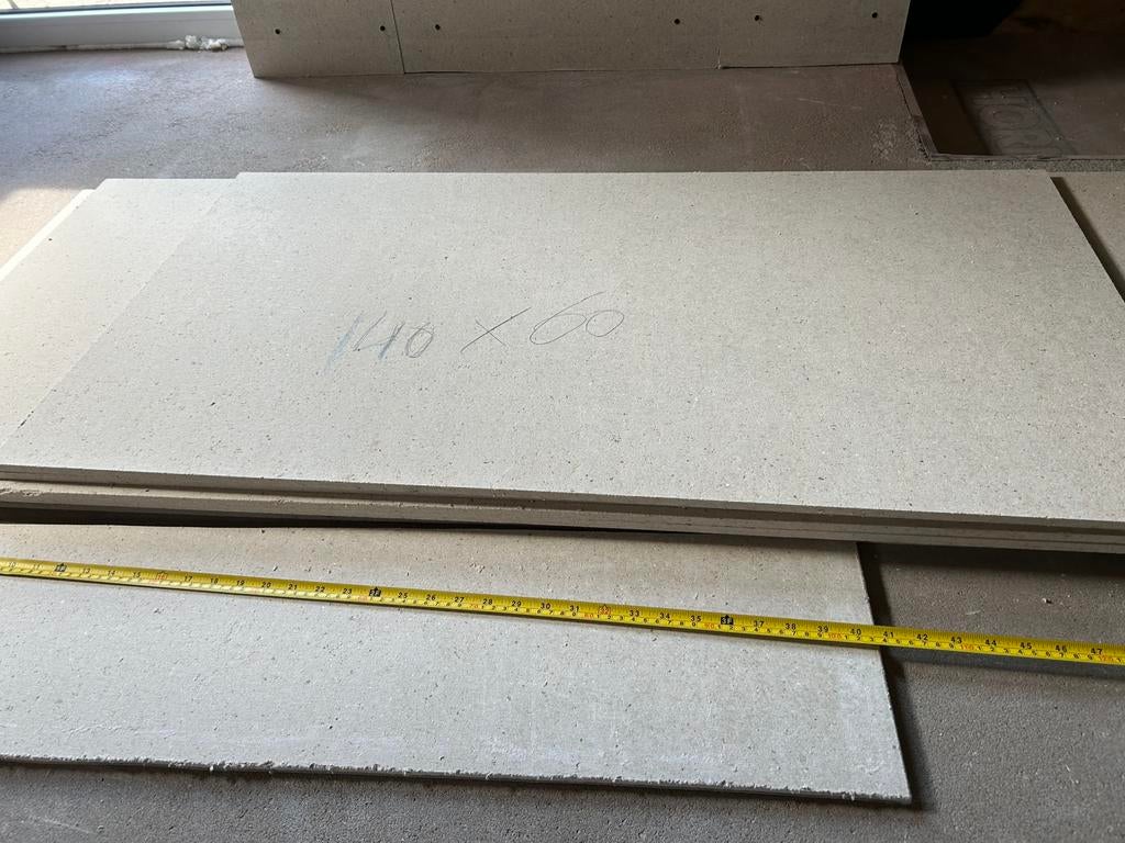 Veel Fermacell platen, Doe-het-zelf en Verbouw, Platen en Panelen, Ophalen, Zo goed als nieuw, Overige materialen, Minder dan 20 mm