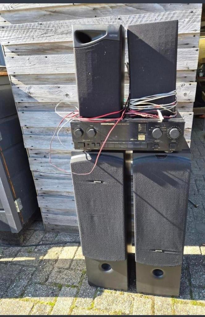 Marantz versterker met Philips speakers, Ophalen