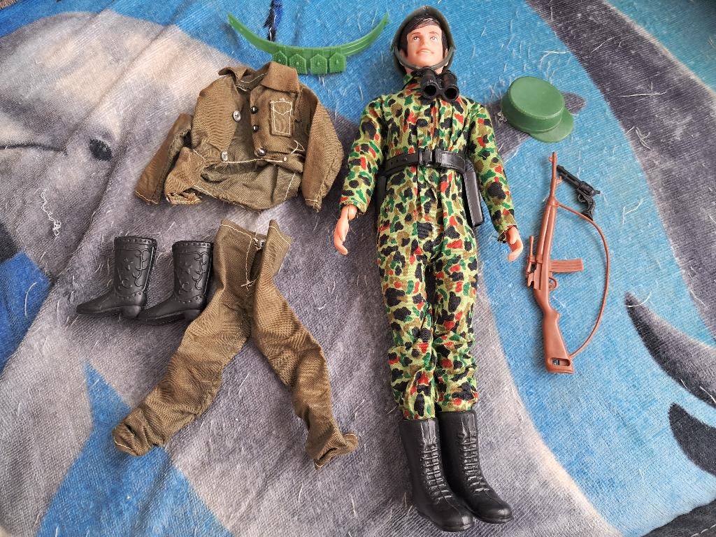 Vintage GI JOE pop met bijbehorende, Ophalen of Verzenden, Gebruikt, Pop