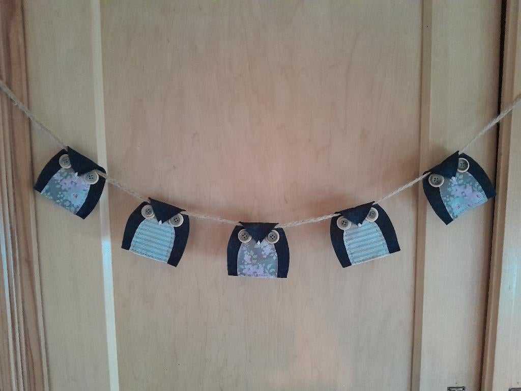 ~ Uilenslinger Uiltjeshanger Stoffen Uil Owls, Ophalen of Verzenden