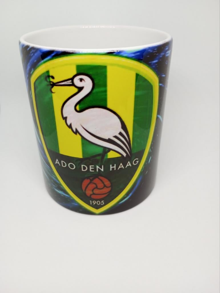 Handgemaakte ADO Den Haag beker, Huis en Inrichting, Keuken | Keukenbenodigdheden, Ophalen of Verzenden