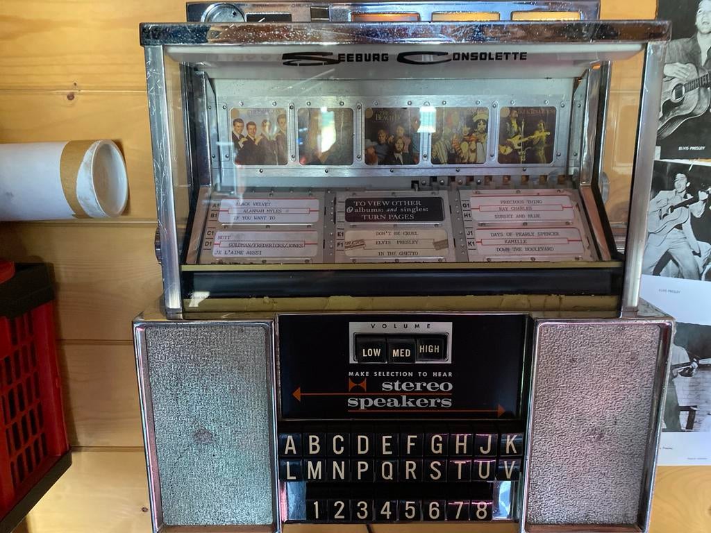 Seeburg Stereo Consolette jukebox SCH1-4 vintage, Ophalen, Gebruikt, 1950 tot 1960, Seeburg