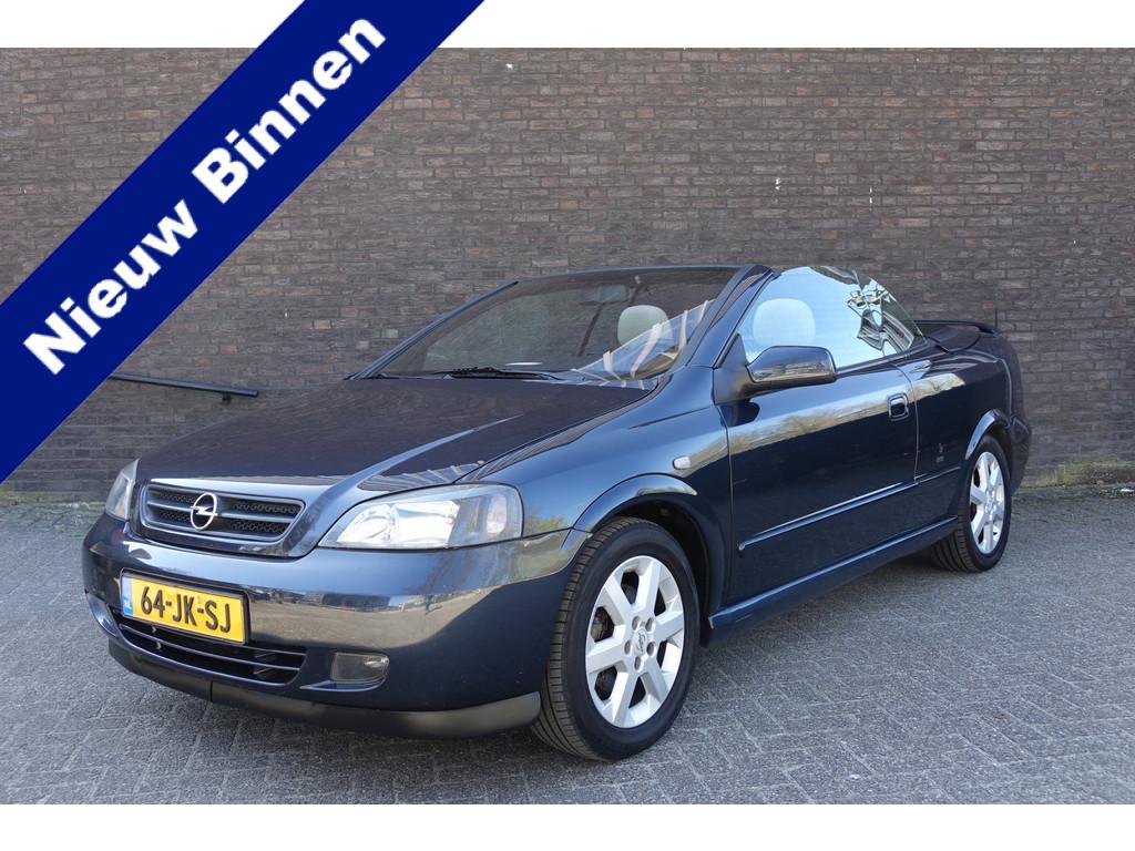 Opel Astra Cabriolet 1.8-16V Bertone cabriolet, leder, trekh, Auto's, 4 cilinders, 1796 cc, Bedrijf, 126 pk